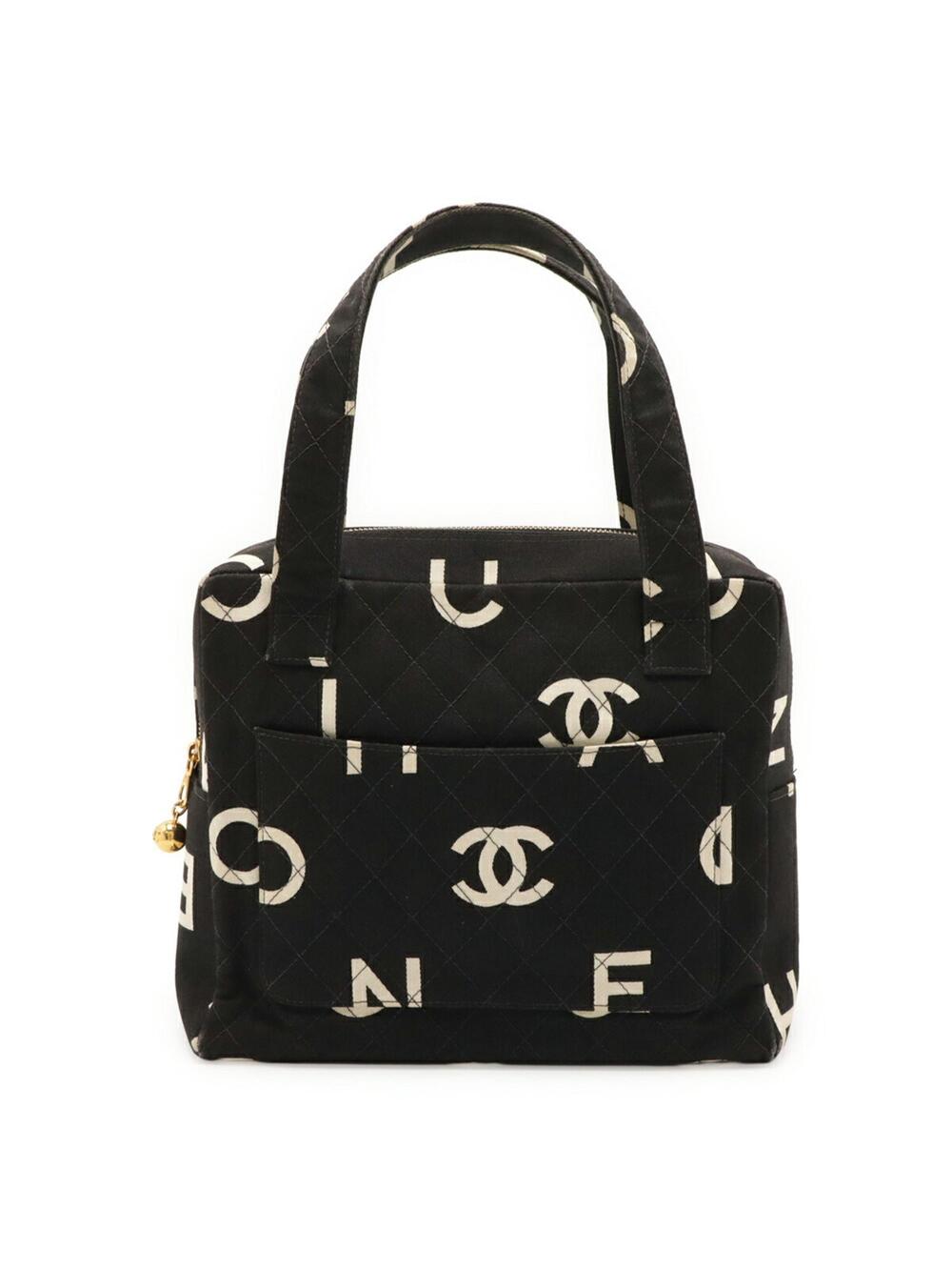 Chanel Vintage Coco Logo Zip Around #251695C10B